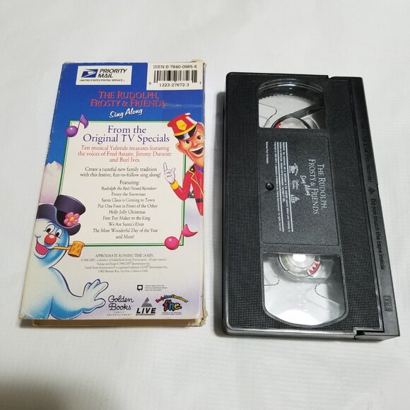 The Rudolph Frosty & Friends Sing Along FHE Christmas Classics VHS Bundle & Save - Picture 2 of 2